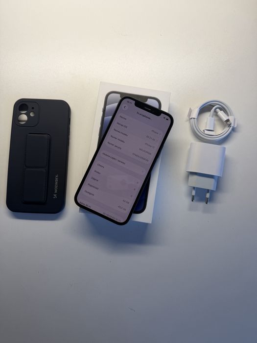iPhone 12 64gb bateria 100% komplet