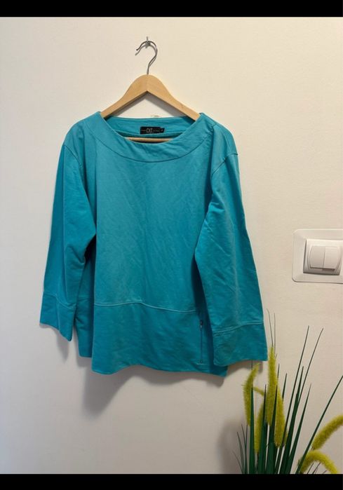 Niebieska bluza na dlugi rekaw CAT XL