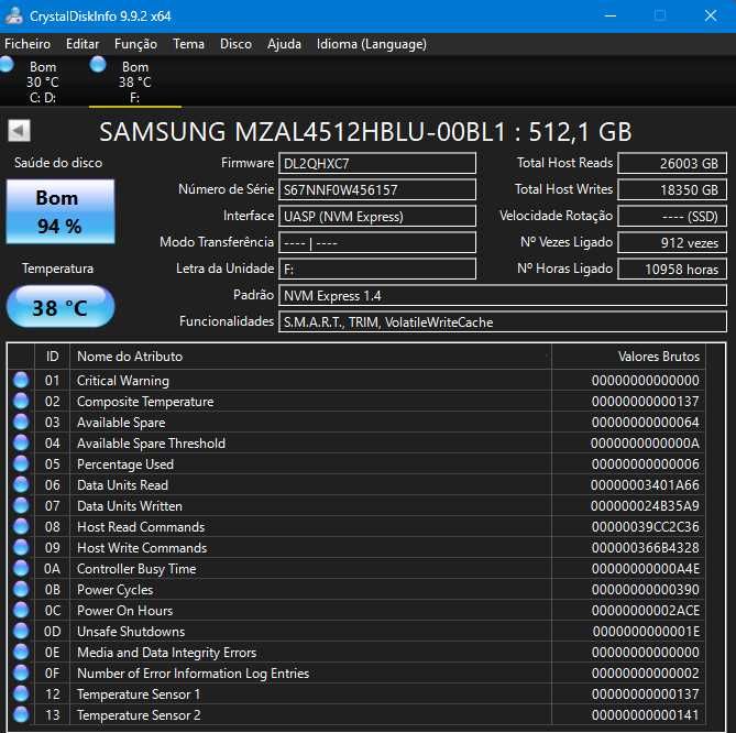 SSD Samsung PM9B1 512GB M.2 2242 NVme