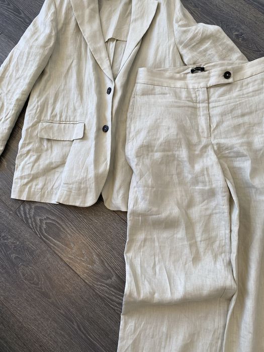 Жіночий лляний костюм Massimo Dutti