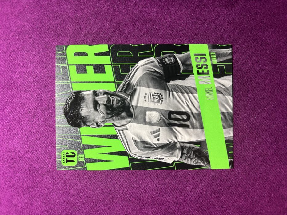Lionel Messi Winner card Panini top class 2025