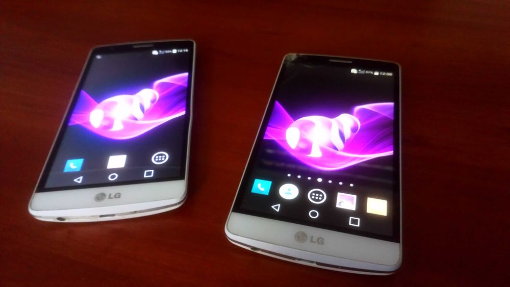 LG G3s dwie sztuki, białe, używane