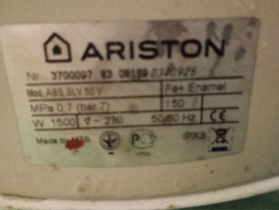 Бойлер Водонагрівач Аriston 50л