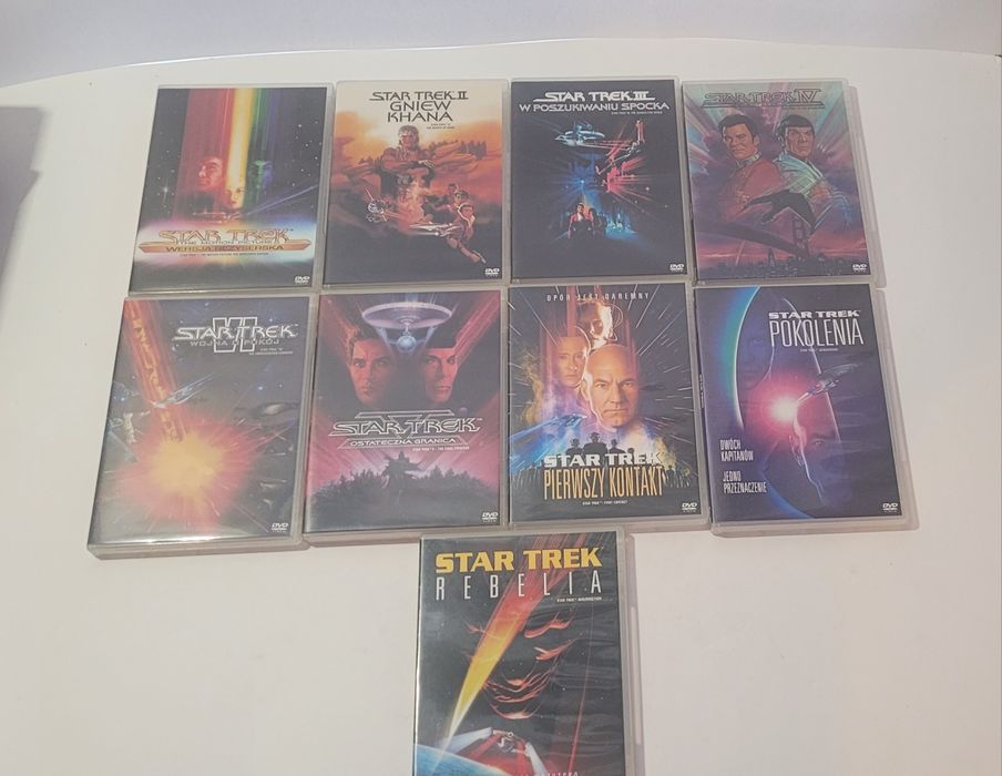 Star Trek kolekcja 1 -8 dvd polskie napisy