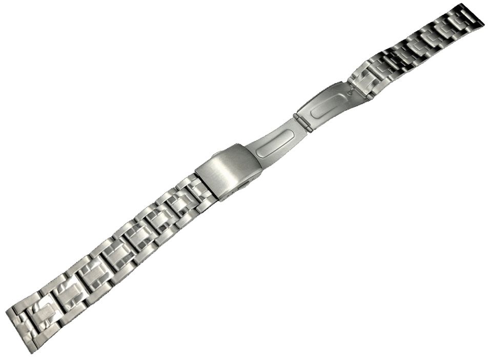 Nowa Bransoleta bransoletka do zegarka elegancka 18 mm stal nierdzewna