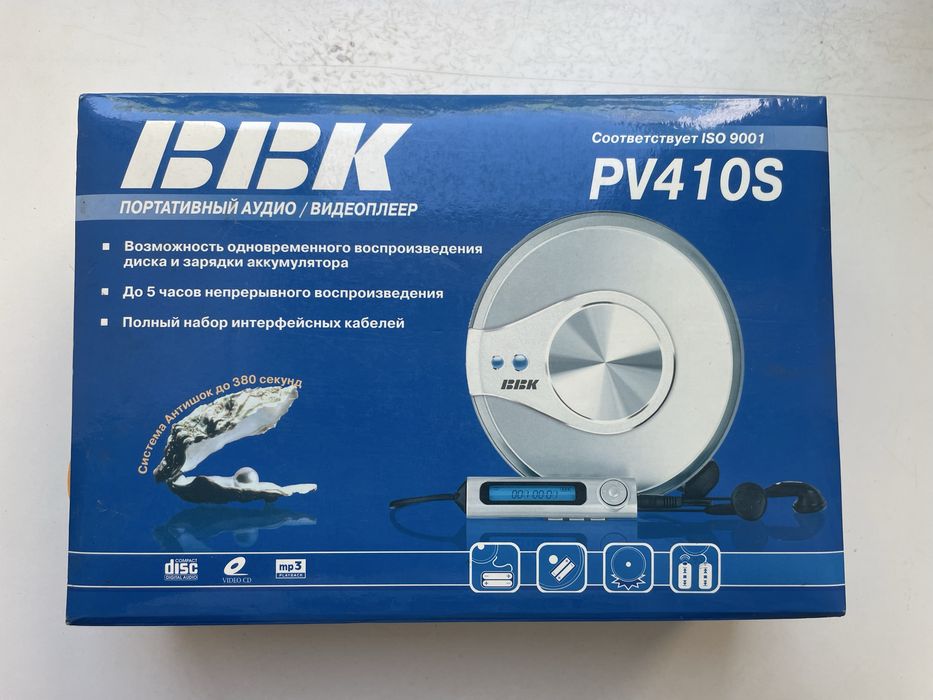 портативний CD/MP3-плеєр початку BBK PV410S
