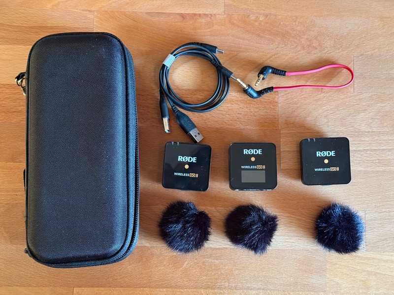 Rode Wireless Go II ( 2 Microfones / + Case rígido)64584569588353121