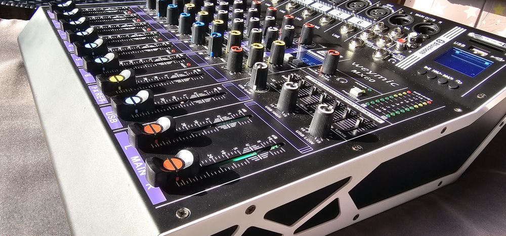 Mikser audio Weymic MX60 – STAN FABRYCZNY (podłączony raz do zdjęć)