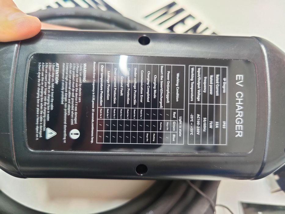 Walbox / carregador portátil monofásico 32A