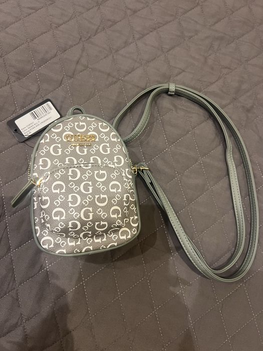 Новий рюкзак Guess mini оливкового кольору
