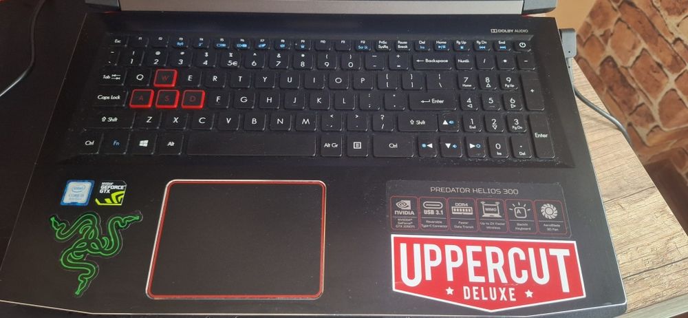 Laptop Acer Predator Helios 300 PH315-51 z ekranem o przekątnej 15-15.9 60hz