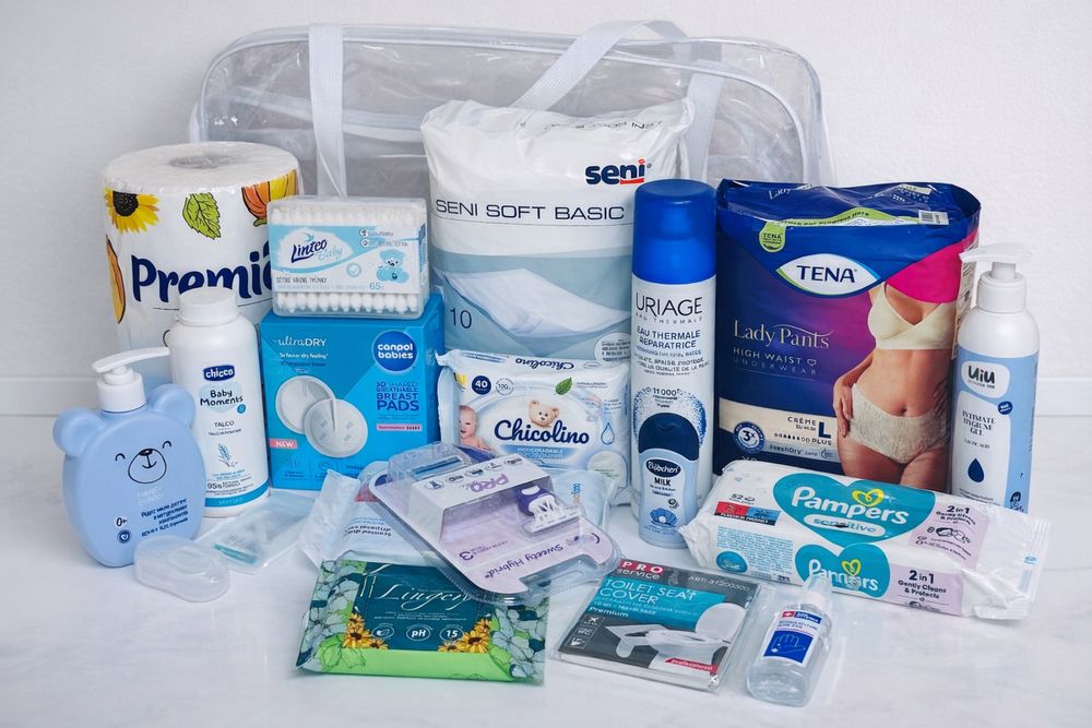 Зібрана сумка в пологовий для матусі Максі + Подарунок