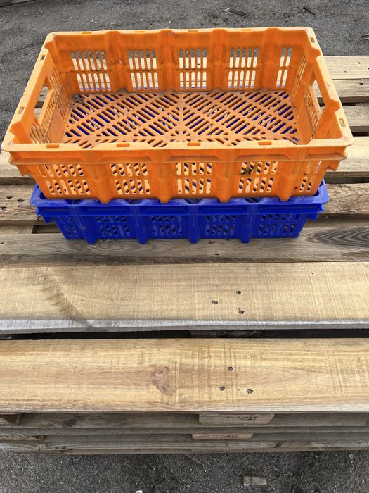 Skrzynka plastikowa mocna  ażurowa drobiarska  600x400x150