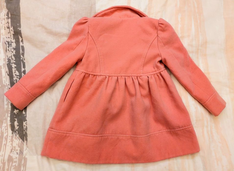 Płaszczyk plaszcz dla dziewczynki 5-6 lat, r. 116