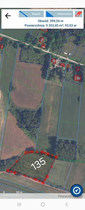 Sprzedam pole 7,6ha działki