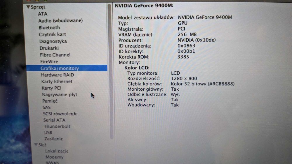 MacBook A1278 sprawny