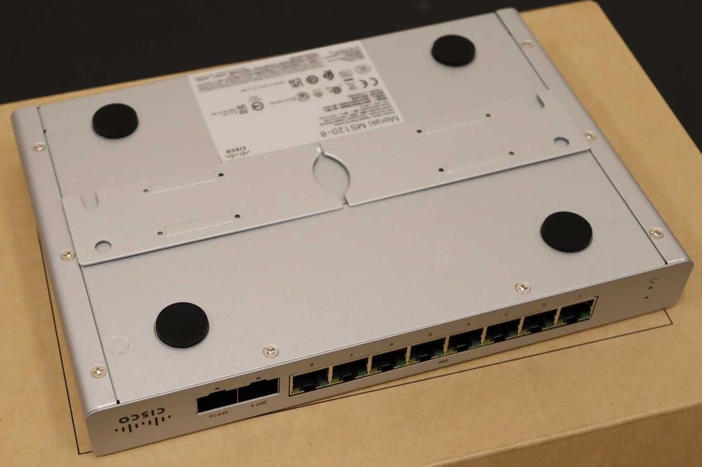 Cisco Meraki MS120-8-HW -Przełącznik sieciowy, Switch zarządzany w chmurze -Nowy