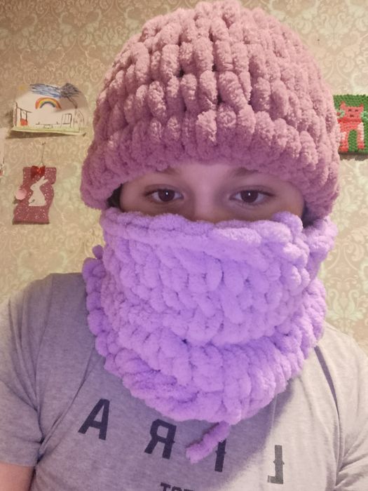 Шарф та шапка дуже тепле