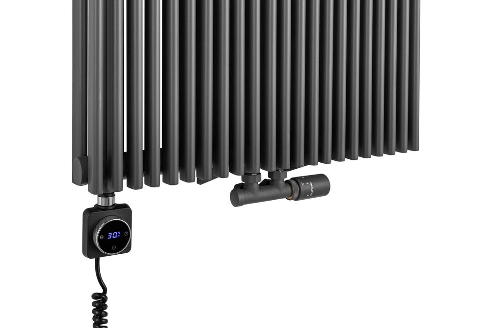 Grzejnik dekoracyjny Edo ED2E 1800x620 grafit