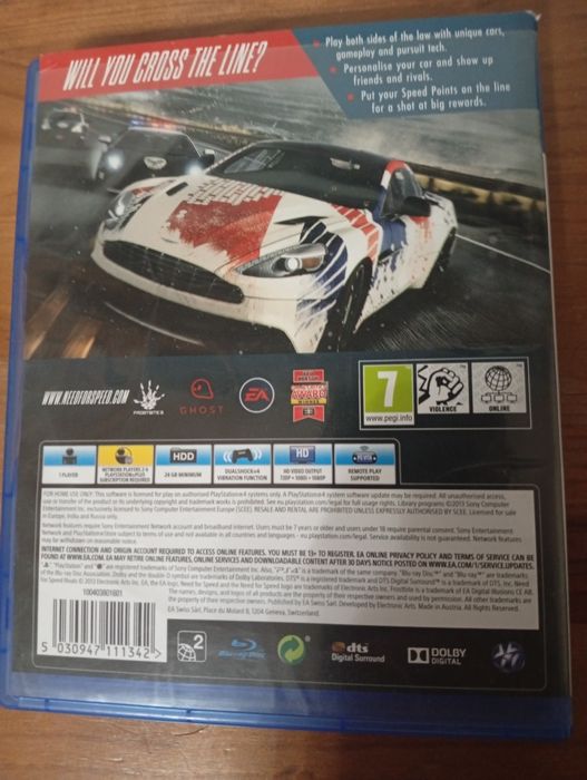 Jogo de PlayStation Need for Speed Rivails