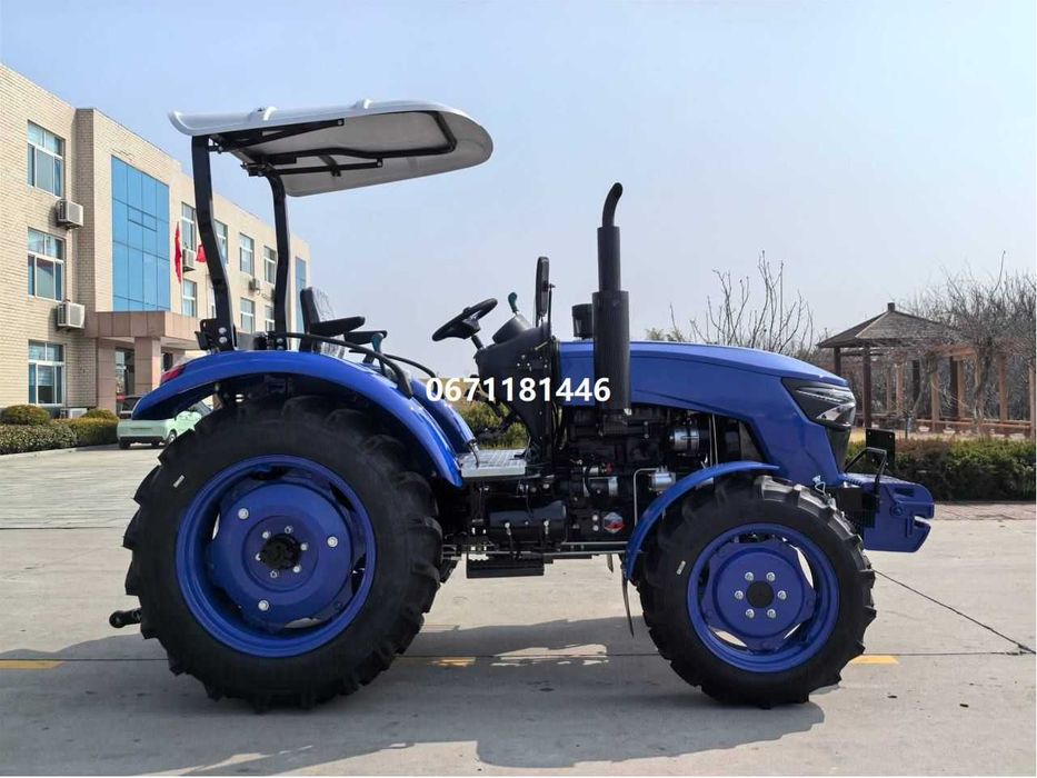 Минитрактор Файтер ТЕ-504 RD (синий) безкоштовна доставка під двір