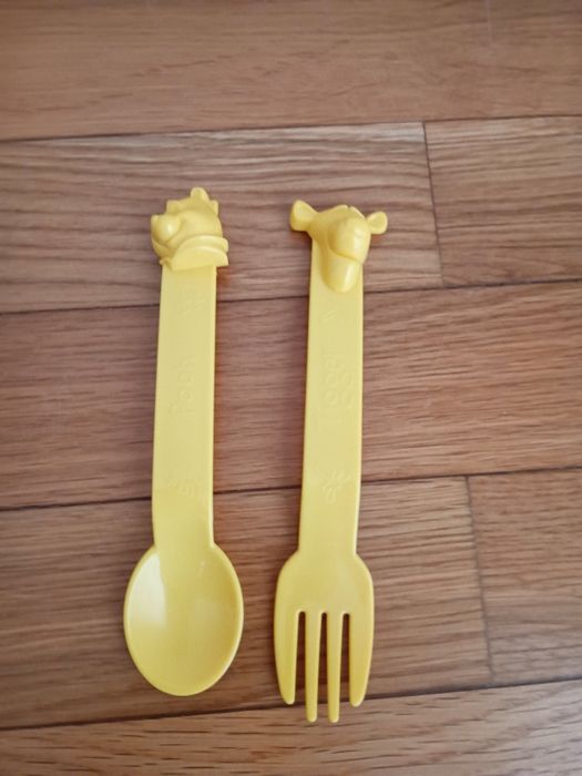 Prato e talheres de bebé - Winnie Pooh