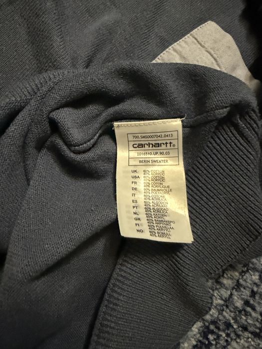 Світшот Carhartt WIP, синій, M