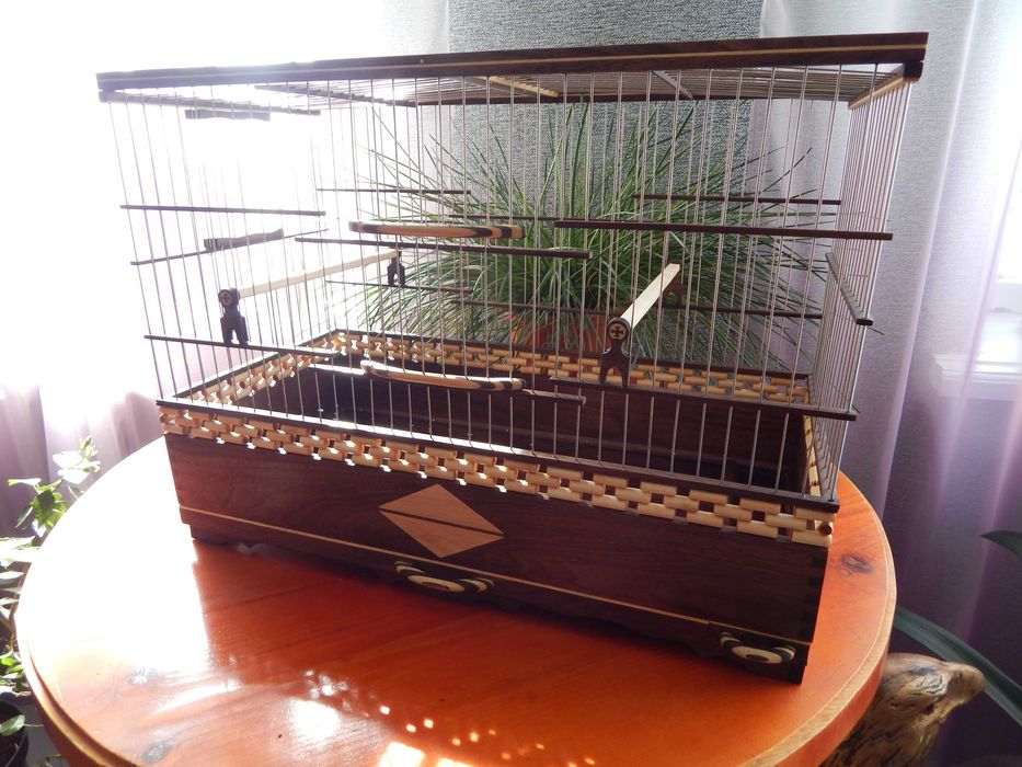 клетки из дерева для диких птиц амадин канареек