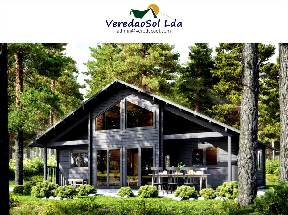 Casa madeira AIRBNB 2 44mm Economy - Ideal para turismo & descansar