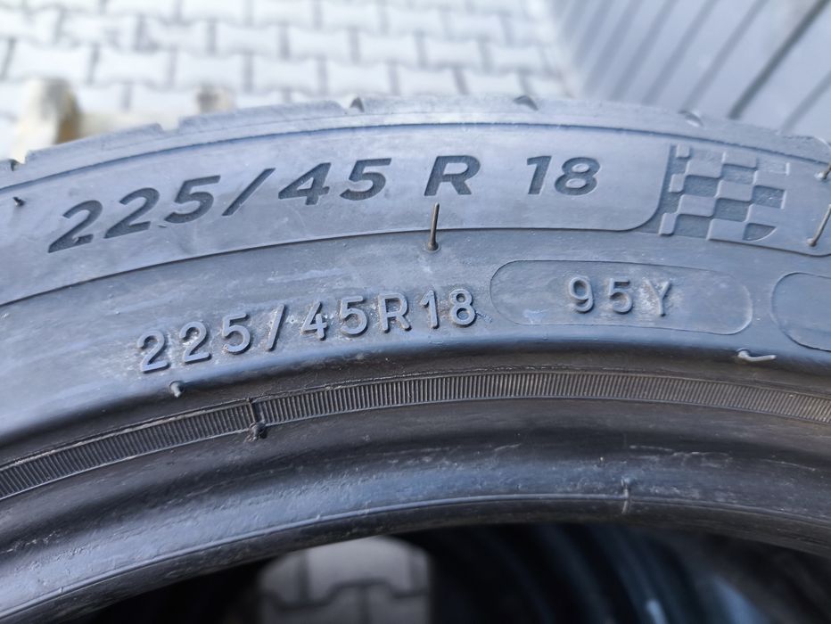225/45/18 255/40/18 Michelin KOMPLET