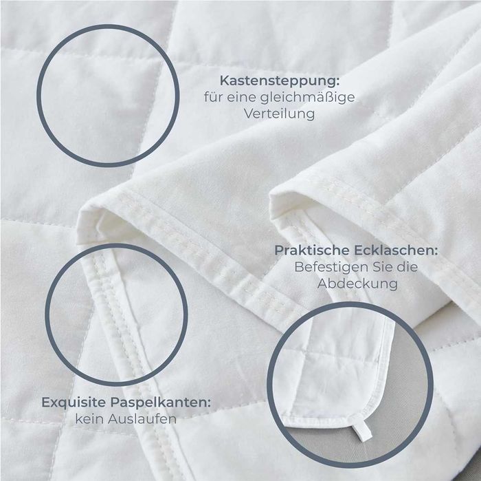 Koc obciążeniowy / kołdra / antystresowa / 135x200CM / 7kg !A2271-A!