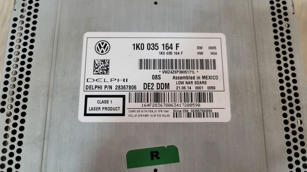 магнітола volkswagen RCD 310