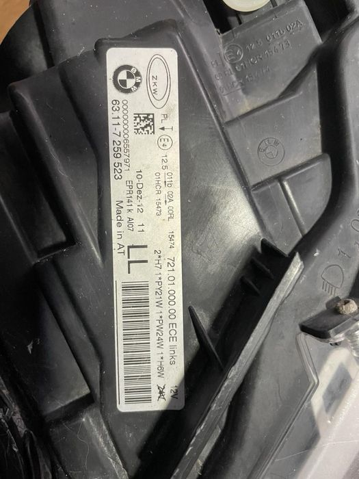 Заводские галогеновые фары на BMW F30/F31