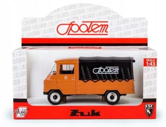 Żuk "SPOŁEM" 1:43 brązowy. Daffi. Nowy Produkt