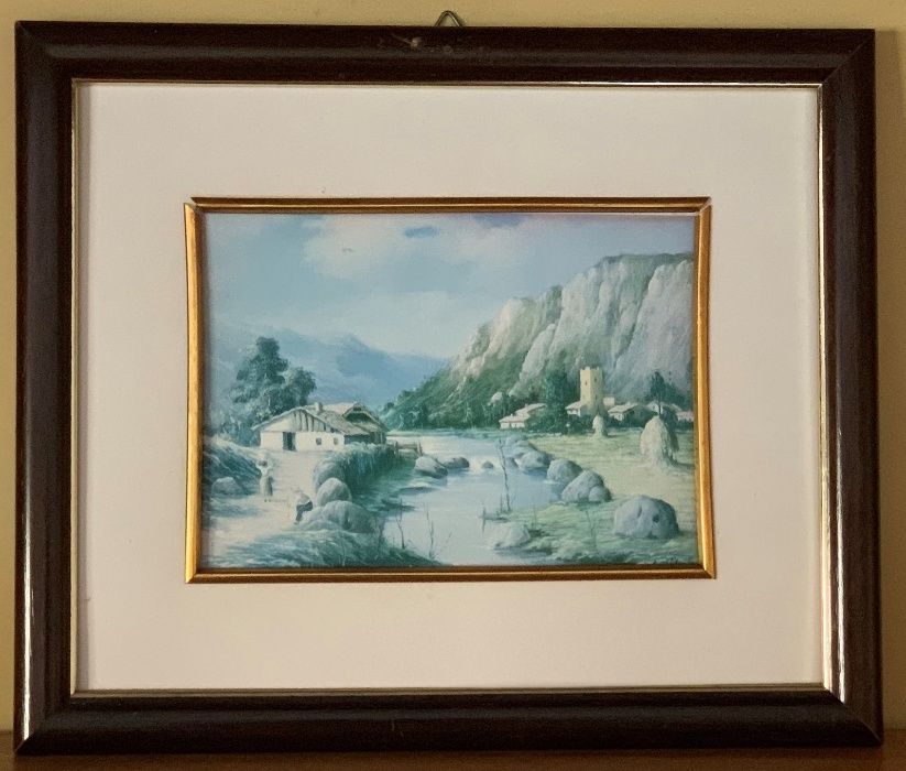 Quadros Decorativos (2 com imagem de Cavalos +1 com imagem de Paisagem