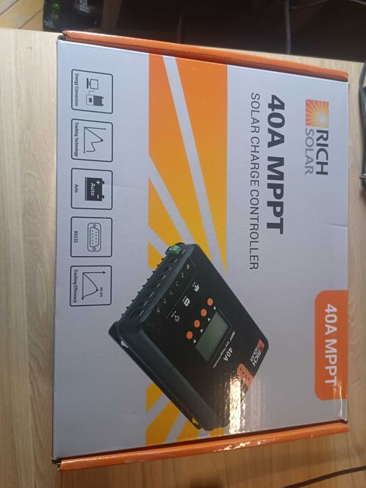 MPPT-контролер заряду сонячних батарей 40A
