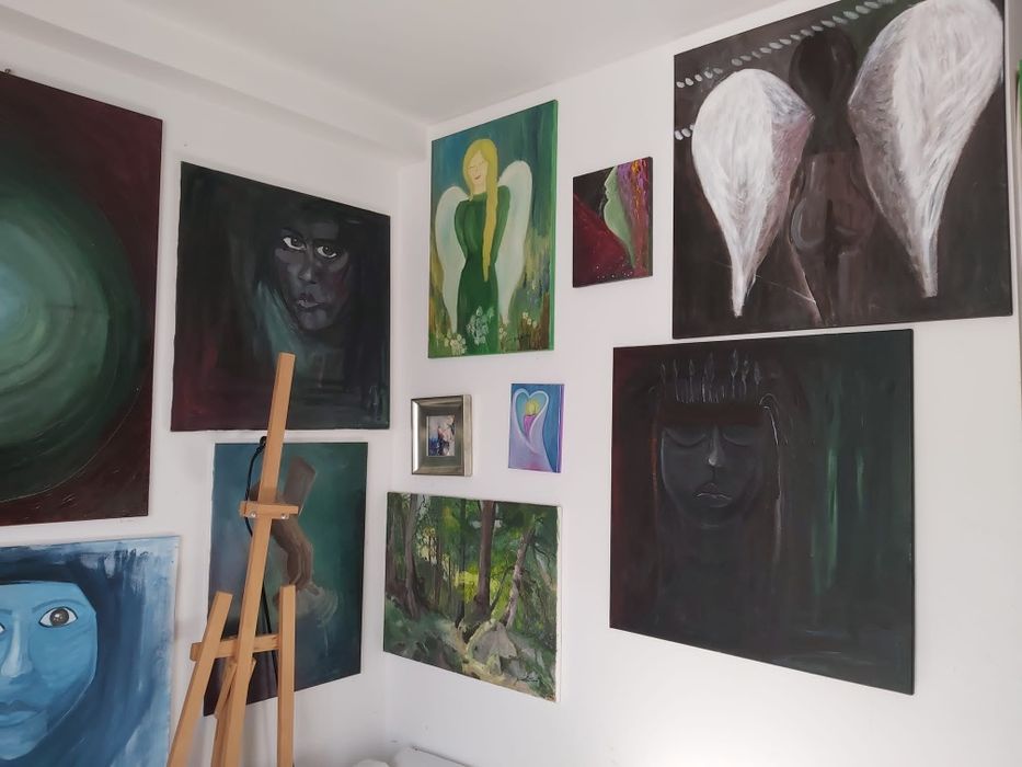 Szamanka obraz 70x70
