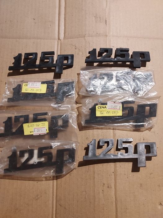 Znaczki 125p fiat polonez emblemat