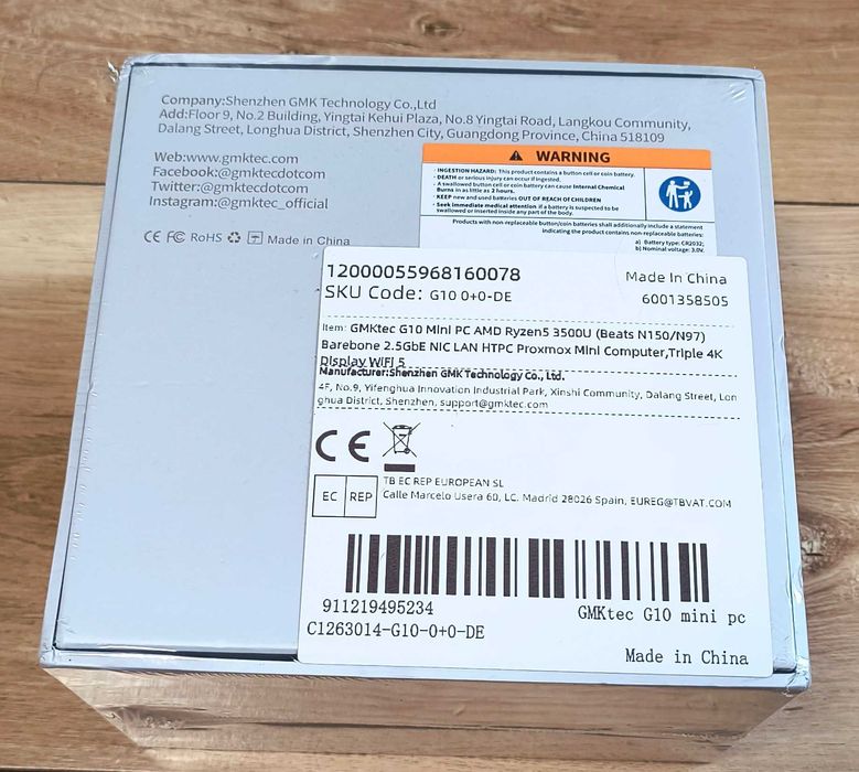 GMKtec G10 Mini PC AMD Ryzen 5