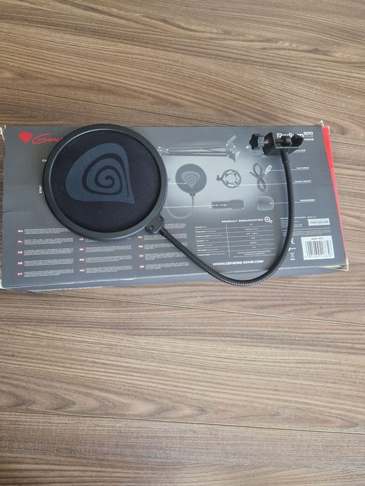 Mikrofon USB Genesis Radium + ramię | sprawny