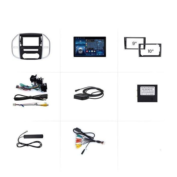 Mercedes Vito W447 – Radio Android 15 13,1” CarPlay Android Auto GPS Nawigacja Stacja Multimedialna WiFi Bluetooth DSP 4G LTE PL 6GB/128GB
