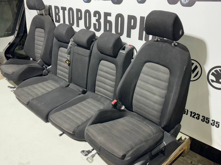 Сидіння сидушки салон Пассат Б6 сиденья Passat B6 рекаро тряпка