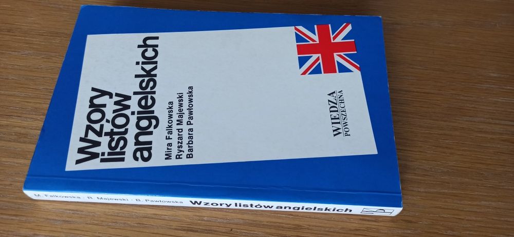 Wzory listów angielskich Mira Falkowska, książka do angielskiego