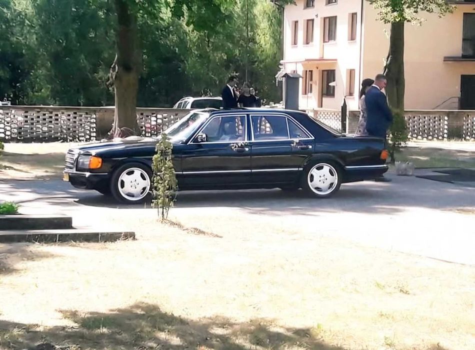 Samochód ślubny Mercedes s-klasa W126