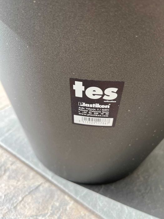 Vasos Tes antracite Ø38, Plastiken