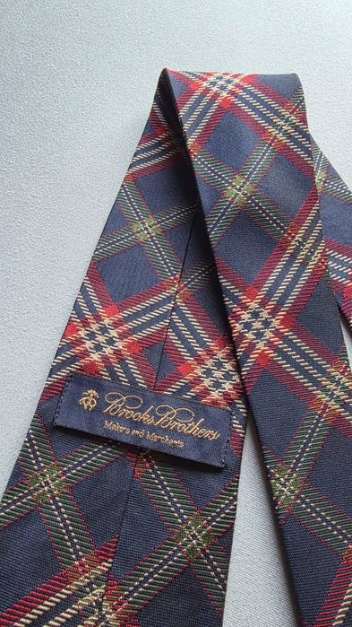 Krawat jedwabny BROOKS BROTHERS