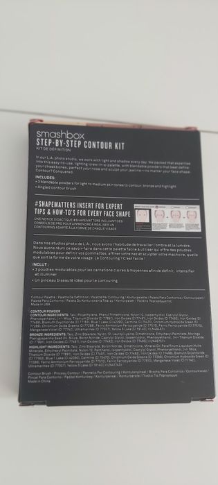 Smashbox Step By Step paletka do konturowania z pędzelkiem
