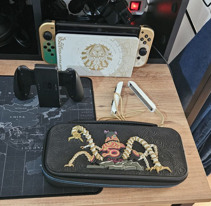 Switch oled desbloqueado + micro sd 512GB