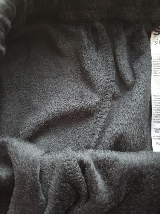 Spodnie wide leg czarne r. 122