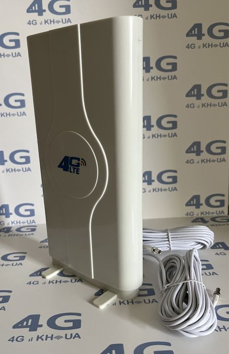 Антенна LTE 4G 10 dbi усиление, 2 по 5м кабель, TS9: 900 грн ...